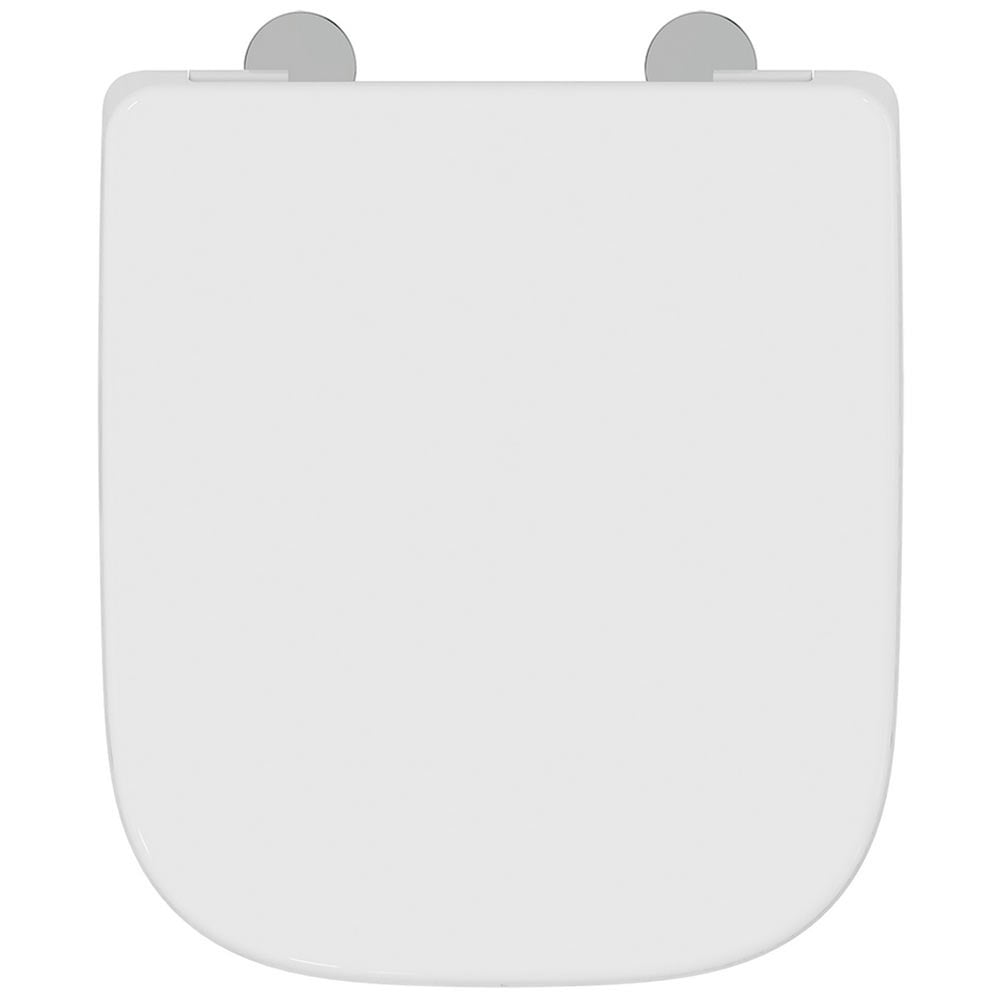 Ideal Standard i.life A & S White Slow Close Compact Toilet Seat And Cover - T473701