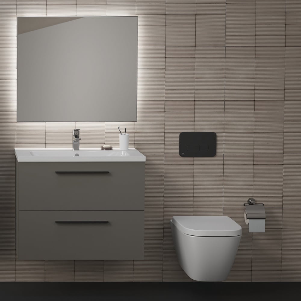 Ideal Standard i.life A & S White Slow Close Compact Toilet Seat And Cover - T473701
