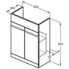 ideal-standard-ilife-a-matt-quartz-grey-semi-countertop-washbasin-unit-60cm-with-2-doors---t5262ng-