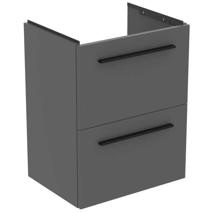 ideal-standard-ilife-s-quartz-grey-matt-compact-wall-hung-vanity-unit-50cm-with-2-drawers---t5291ng-
