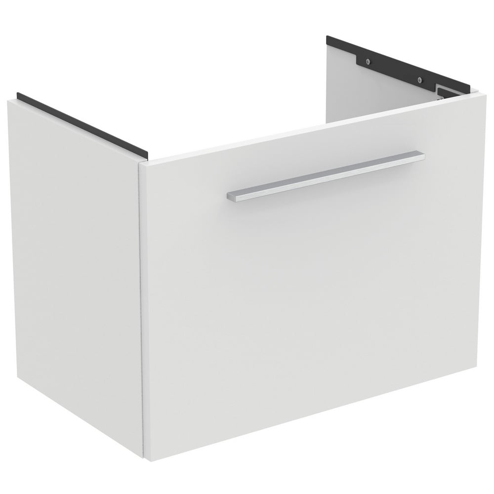 Ideal Standard i.life S Matt White Compact Wall Hung Vanity Unit 60cm With 1 Drawer - T5292DU