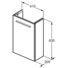 ideal-standard-ilife-s-quartz-grey-matt-guest-washbasin-unit-41cm-with-1-door---t5296ng-