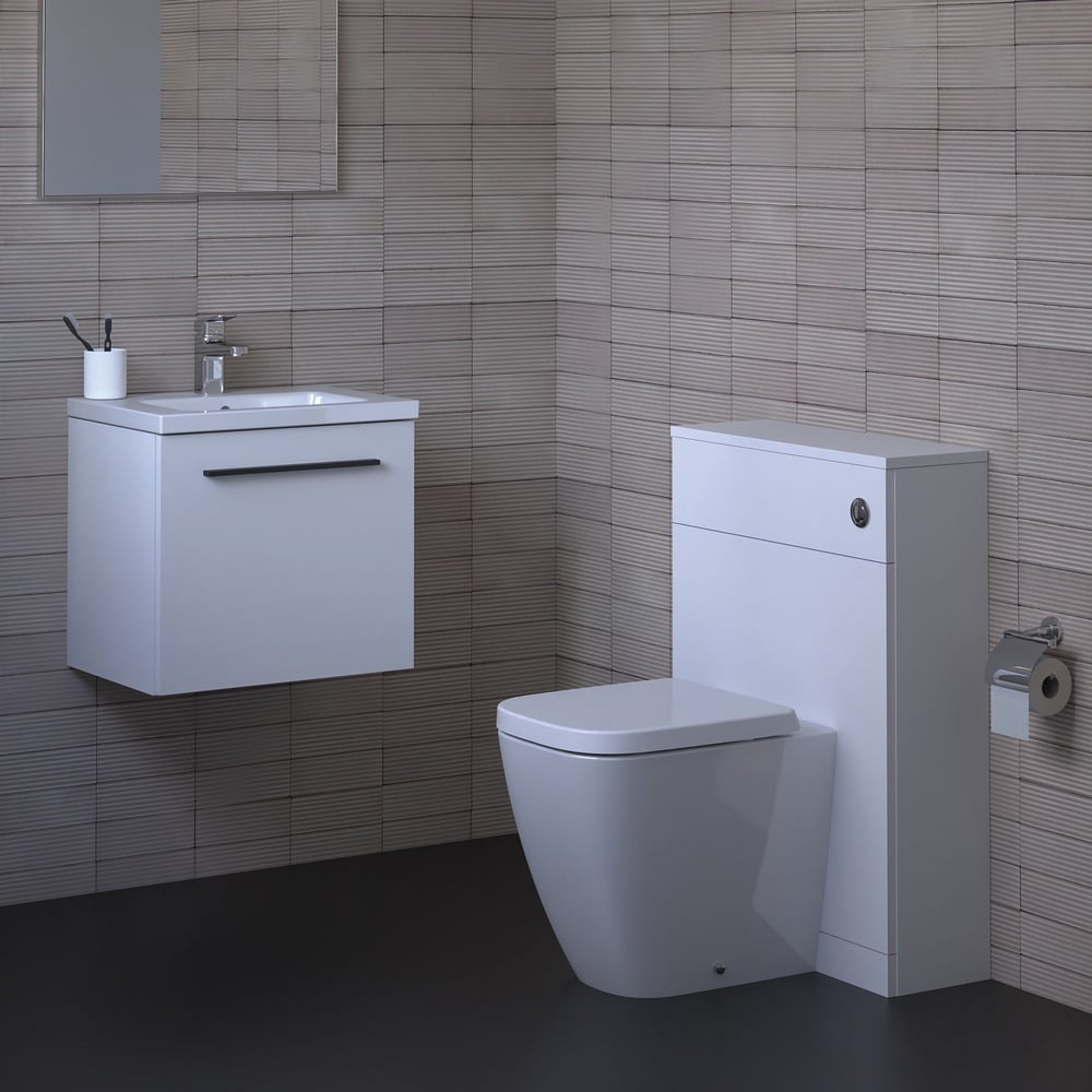 Ideal Standard i.life S Matt White Compact Toilet Unit 60cm With Adjustable Cistern - T5216DU