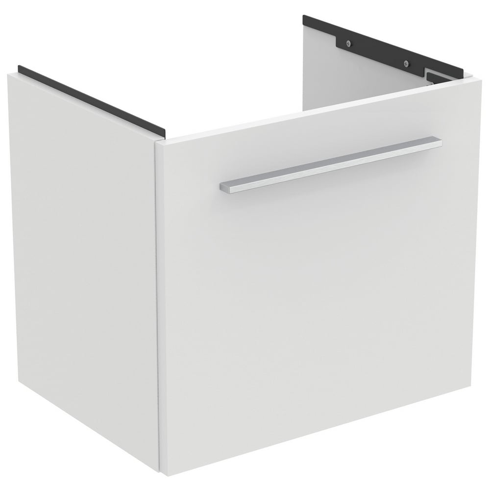 Ideal Standard i.life S Matt White Compact Wall Hung Vanity Unit 50cm With 1 Drawer - T5290DU