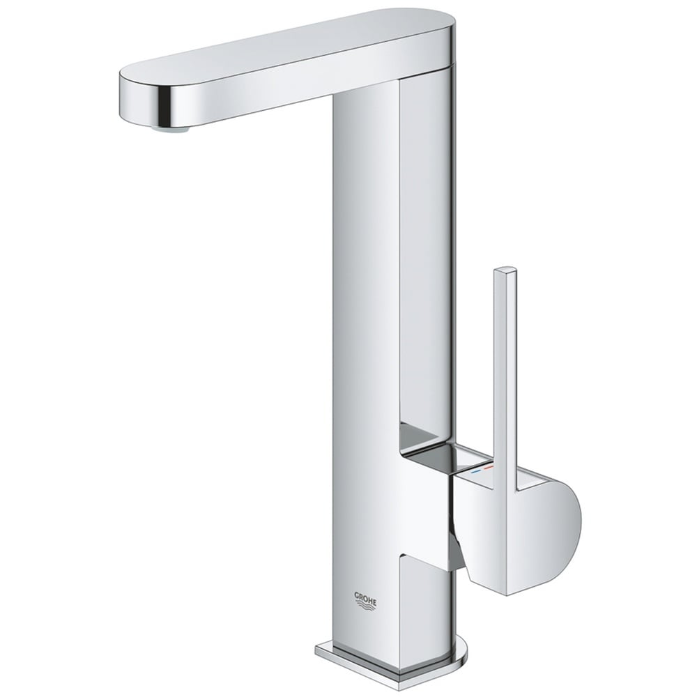 Grohe Plus Chrome L-Size Basin Mixer Pullout Tap With Pop Up Waste Set - 23843003