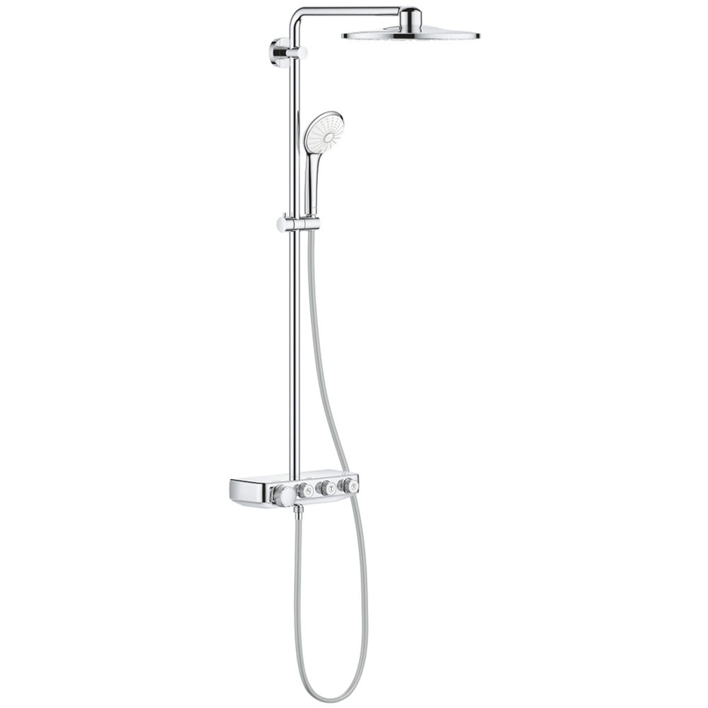 Grohe Euphoria Chrome Smartcontrol System 310 Duo Shower System With Thermostat For Wall Mounting - 26507000