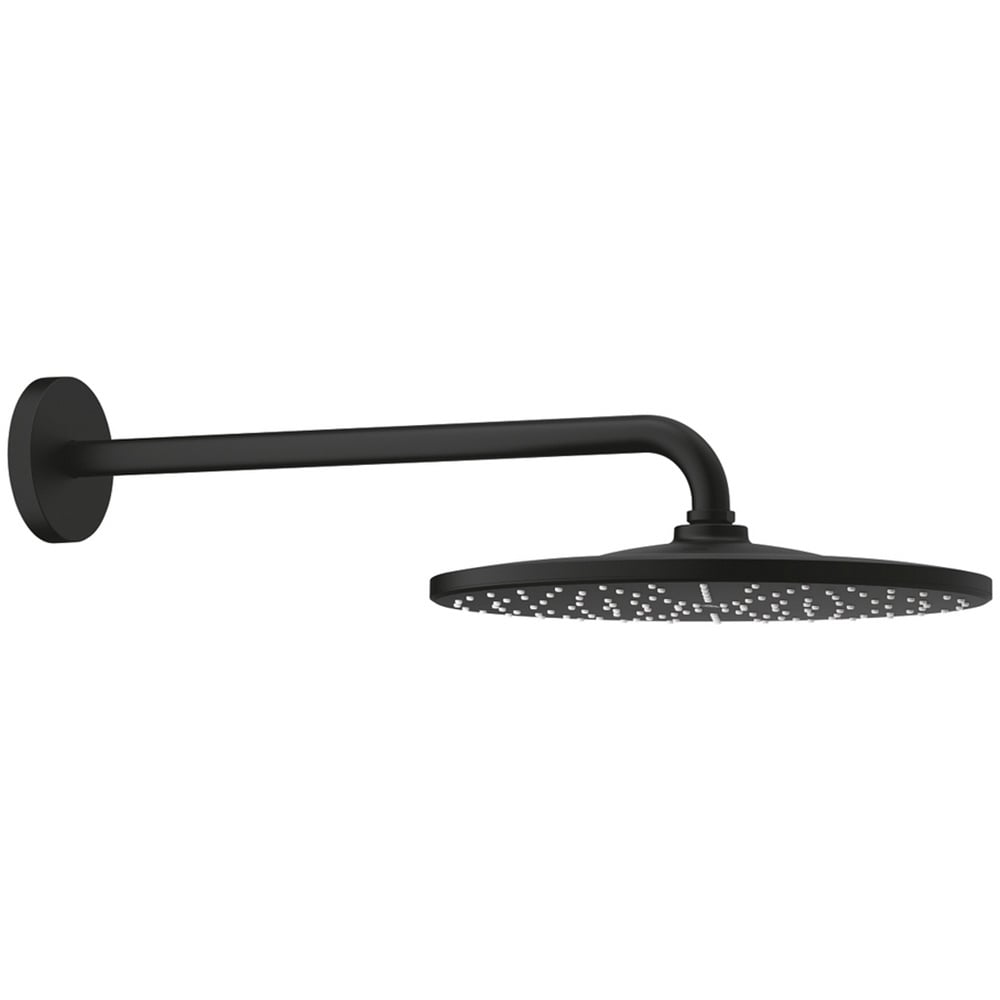 Grohe Rainshower Phantom Black Mono 310 Head Shower Set 422 mm - 22121Kf0