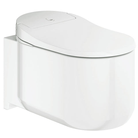 Grohe Sensia Arena White Wall Hung Shower Toilet & Seat - 39354Sh1