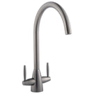 astini-sopra-gun-metal-grey-twin-lever-kitchen-mixer-tap-