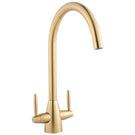 astini-sopra-brushed-brass-twin-lever-kitchen-mixer-tap-