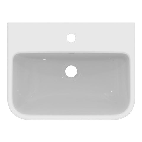 Ideal Standard I.Life S 500mm White 1 Taphole Compact Washbasin