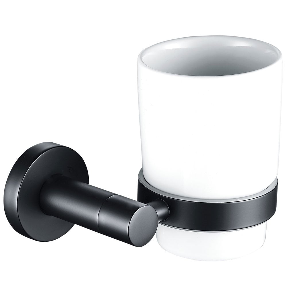 Storm Round Tumber Holder & Ceramic Cup