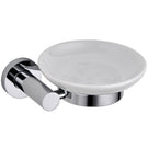 Round wall-mounted stainless steel mirror