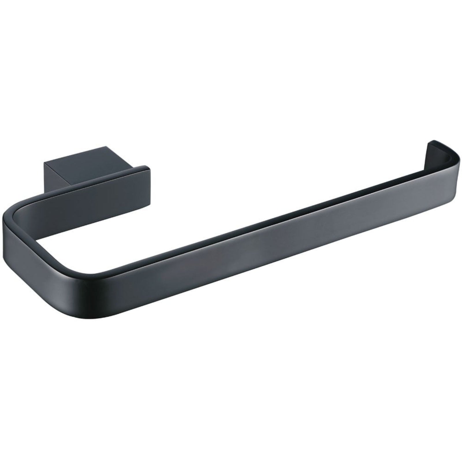 Storm Square Towel Ring with Modern Matte and Brushed Finishes