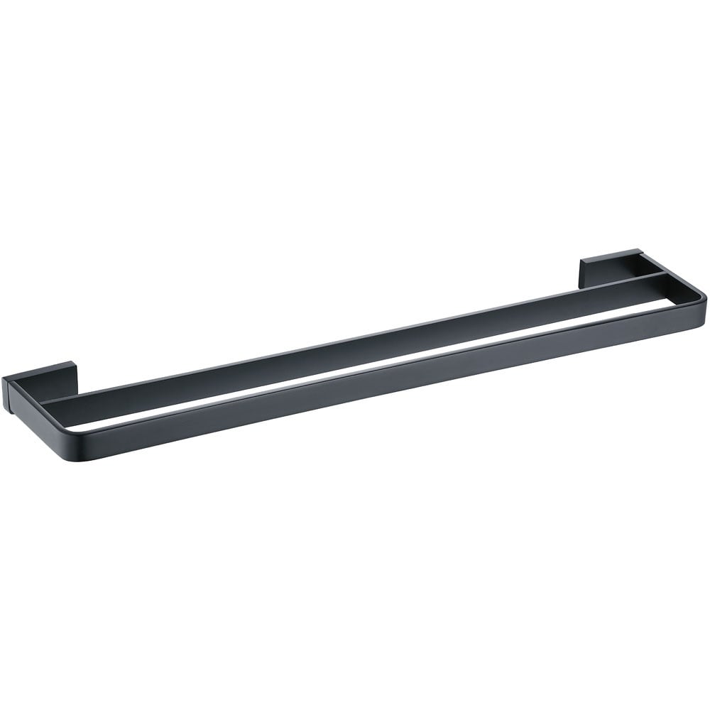 Storm 600mm Square Double Towel Bar in Modern Finishes