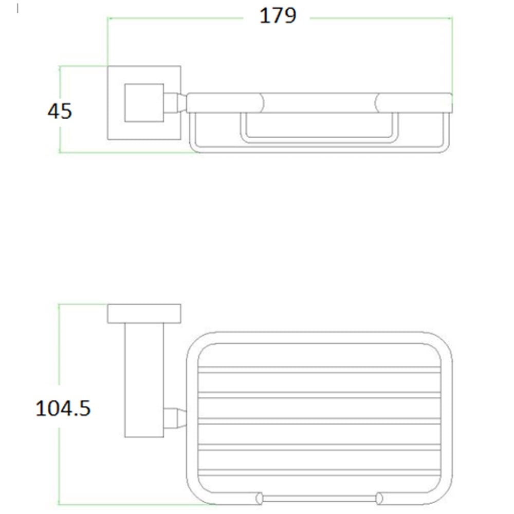 Storm Straight Wire Soap Holder