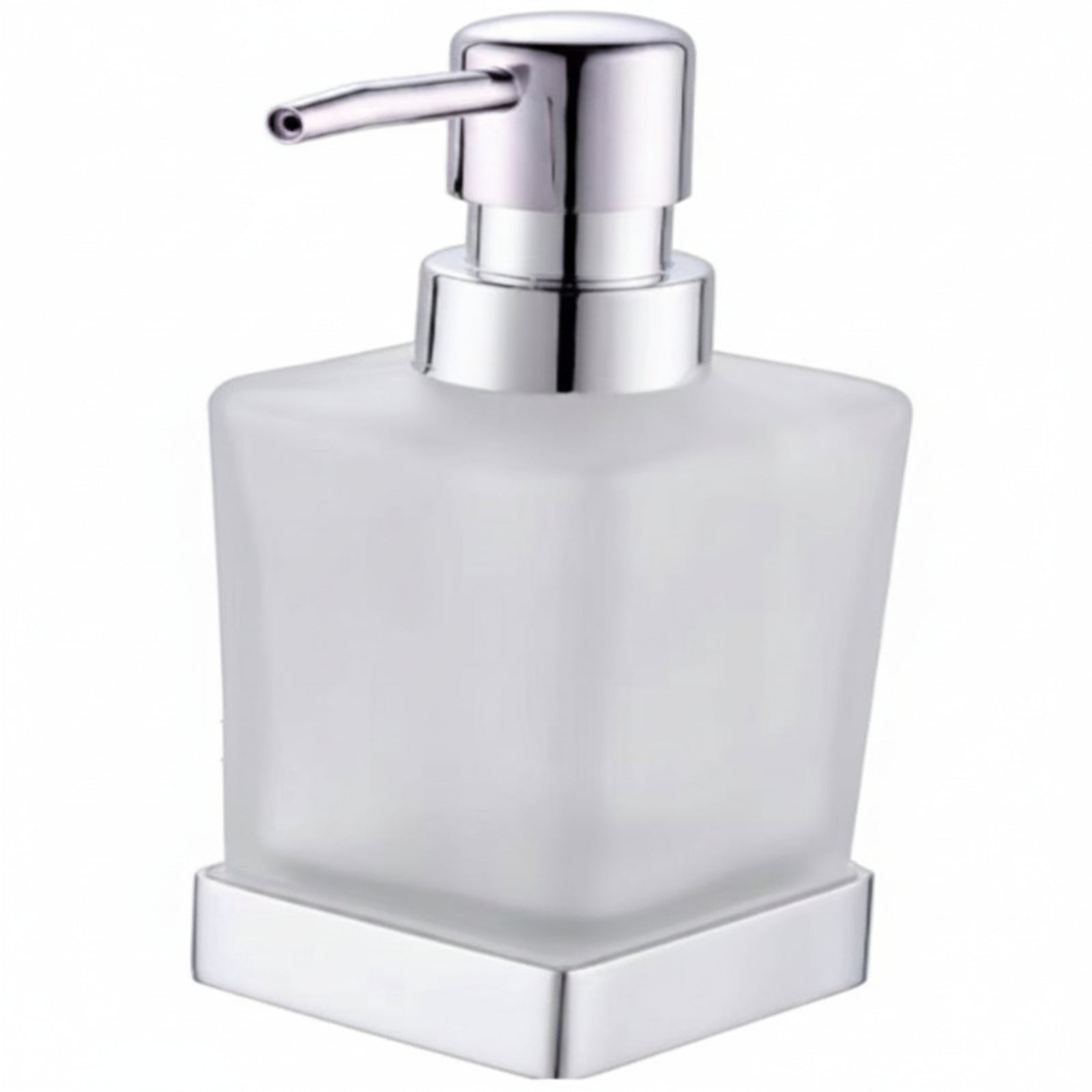 Storm Soap Dispenser & Holder with Matt Black and Chrome Finishes for Bathroom or Kitchen
