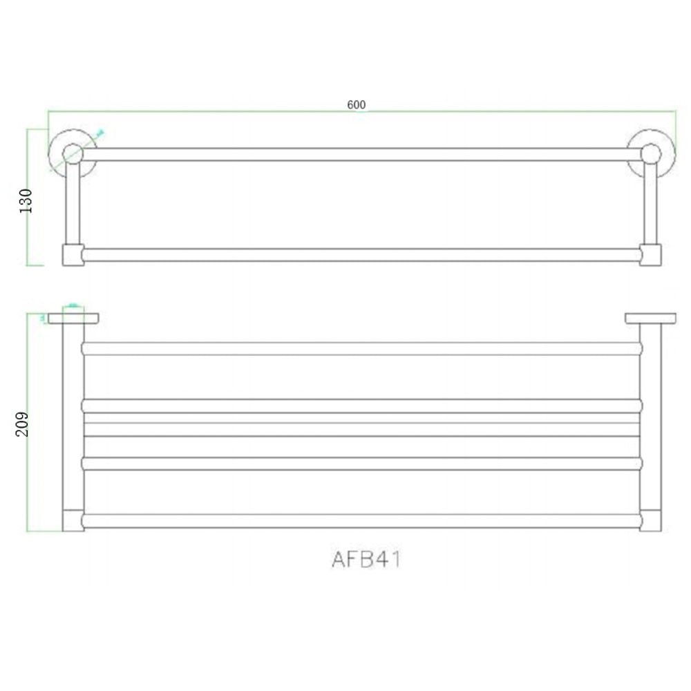 Storm 500mm Glass Shelf