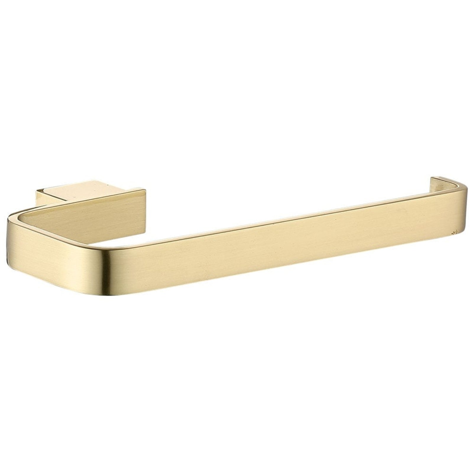 Storm Square Towel Ring with Modern Matte and Brushed Finishes