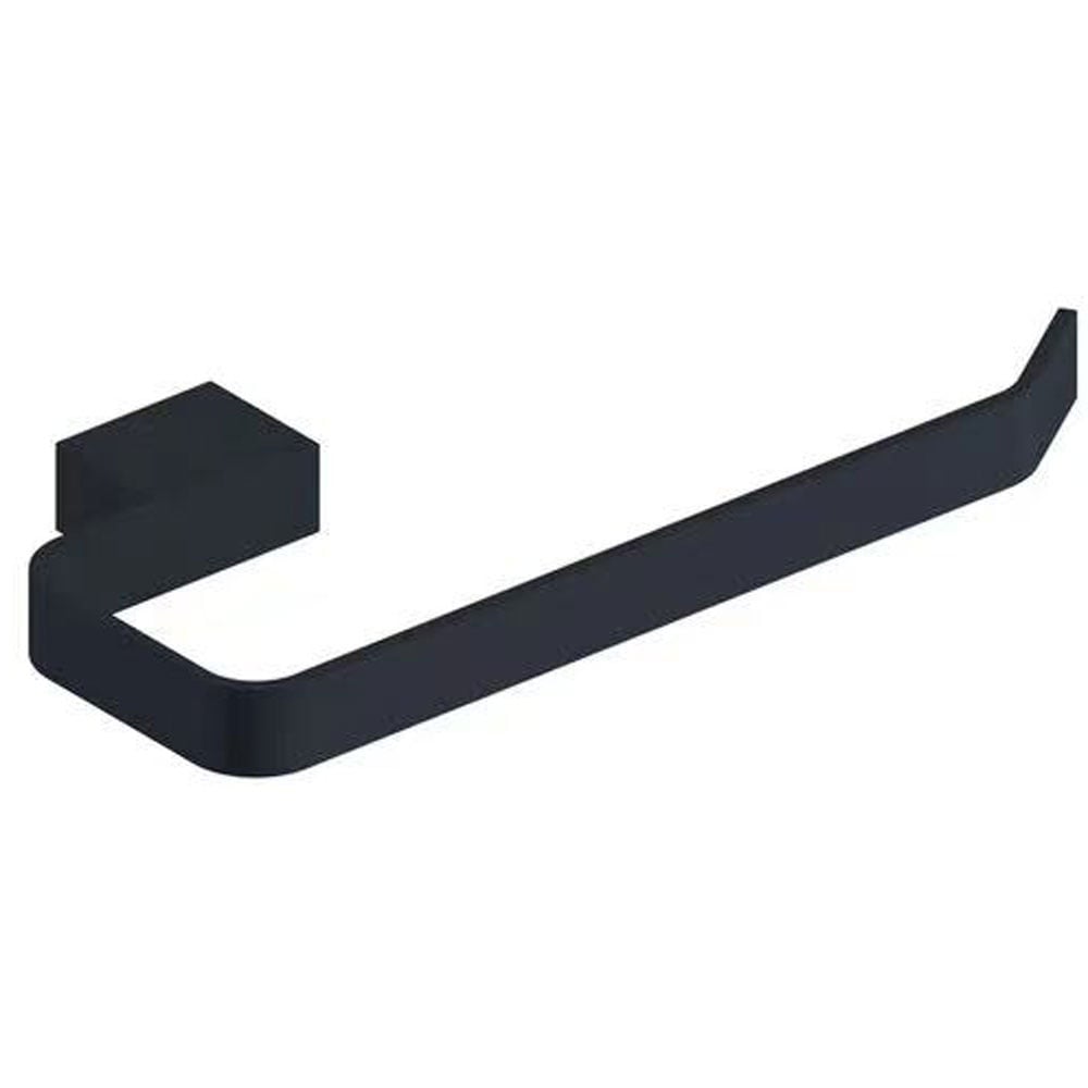Storm Towel Ring with Matt Black and Chrome Finishes for Bathroom Accessories