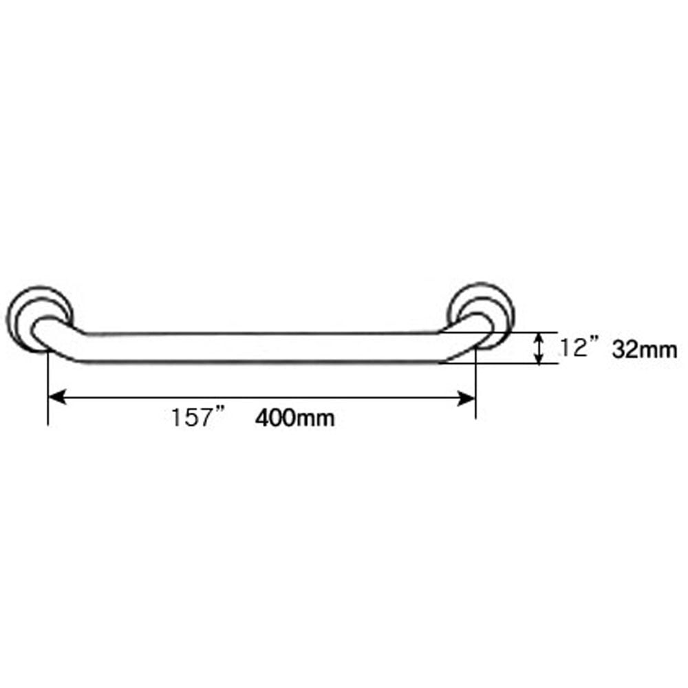 Storm Chrome 400mm Grab Rail