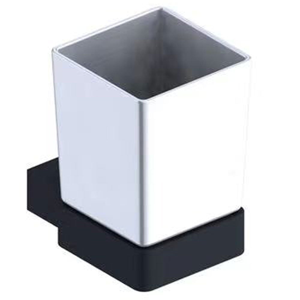 Storm Tumbler Holder & Cup with Modern Design for Bathroom or Kitchen Use