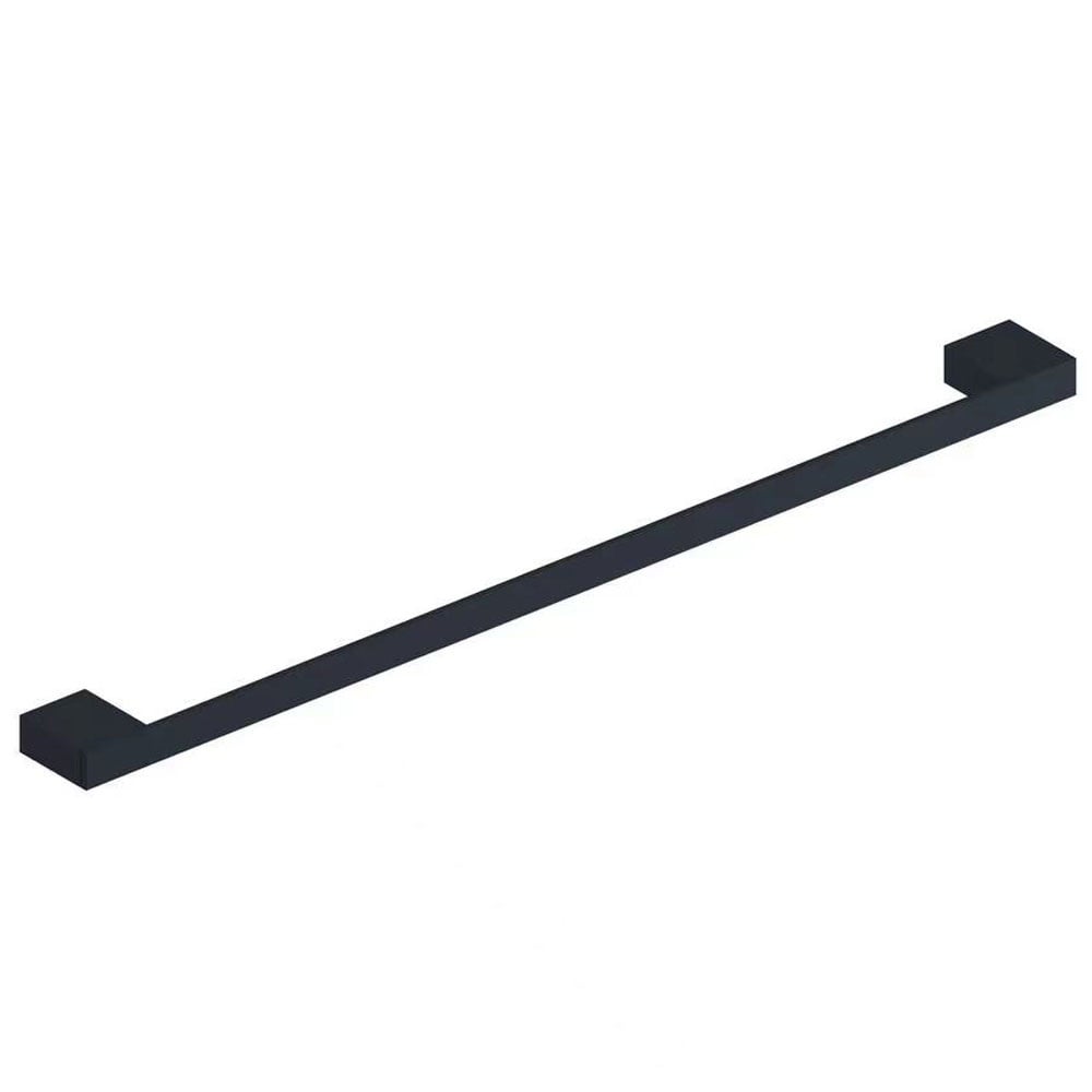 Storm Towel Bar with Matt Black and Chrome Finishes