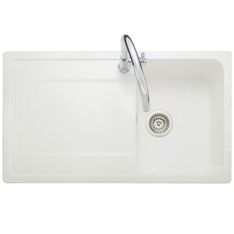 Rangemaster Loa 1.0 Bowl Granite Kitchen Sink & Waste