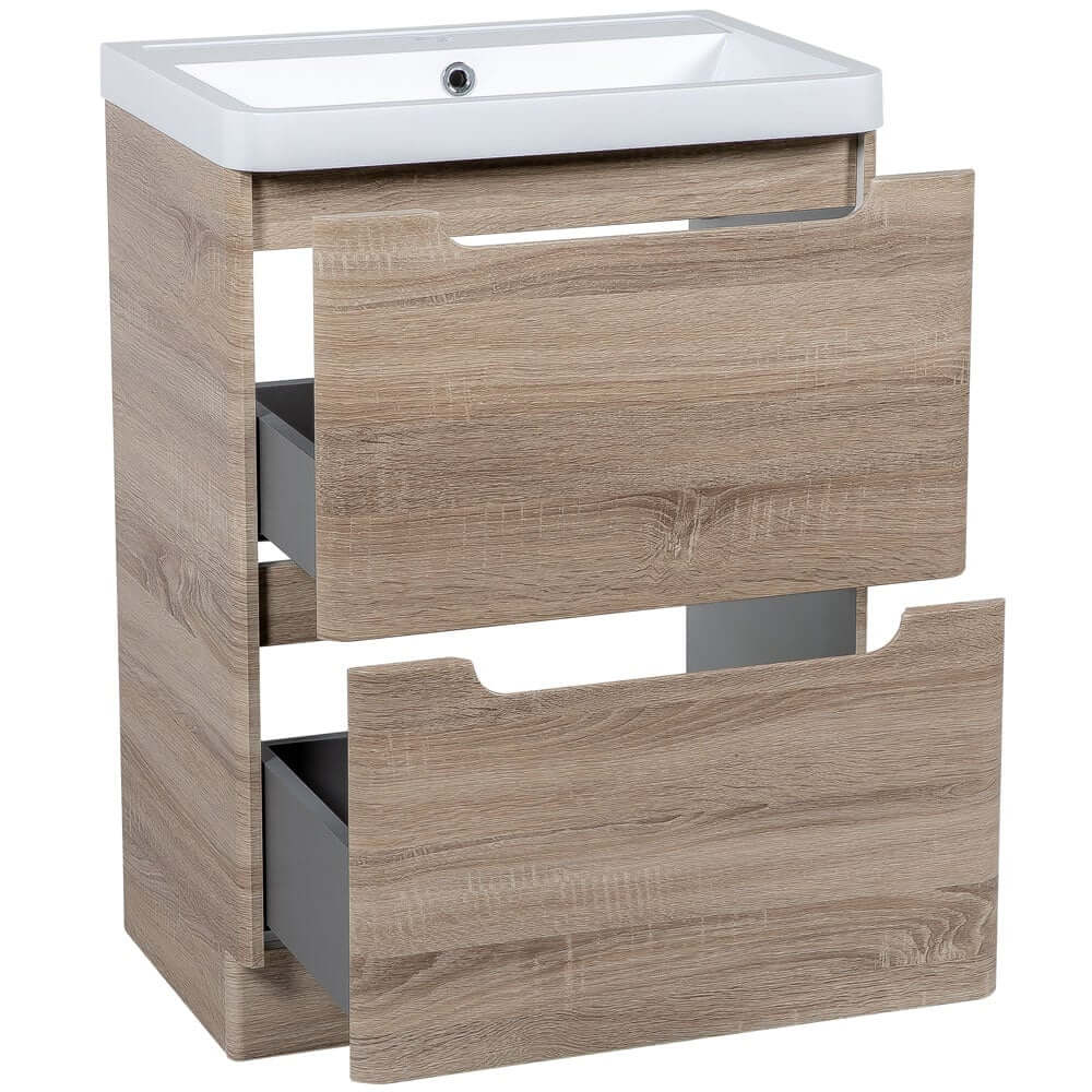 Astini Monza 600mm Floor Standing Vanity Unit & Basin