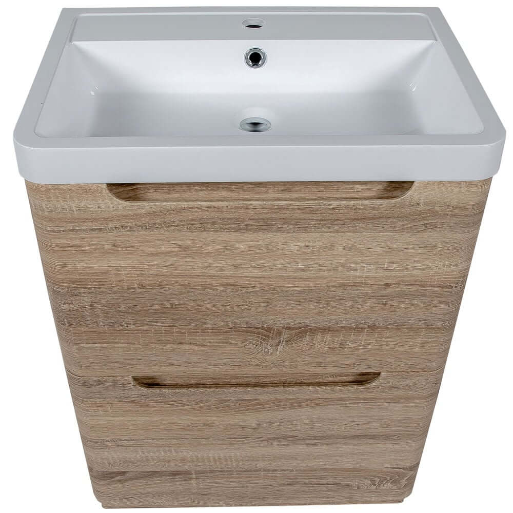 Astini Monza 600mm Floor Standing Vanity Unit & Basin