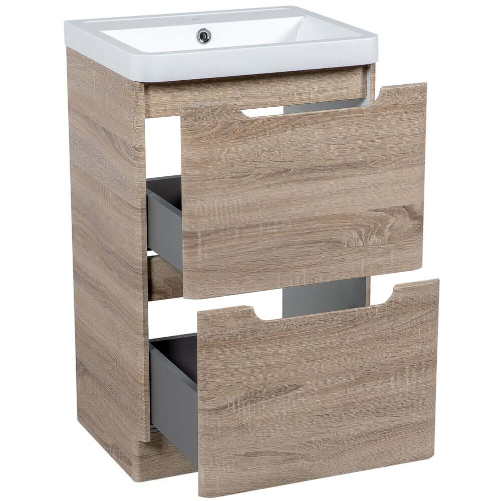 Astini Monza 500mm Floor Standing Vanity Unit & Basin