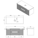astini-monza-plus-1200mm-aloe-greencontry-oak-fluted-wall-hung-vanity-unit-with-2-side-cabinets--counter-top-