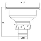 astini-90mm-gunmetal-basket-strainer-waste-