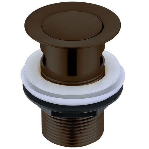 Astini Brushed Bronze Click Clack Slotted Basin Waste