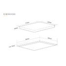 caple-4-zone-induction-hob-gunmetal-