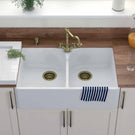 lsc-butler-795-20-bowl-white-ceramic-kitchen-sink-with-weir-style-overflow--brushed-brass-waste-