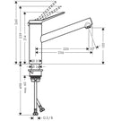 hansgrohe-zesis-m33-chrome-single-lever-kitchen-sink-mixer-tap-150-