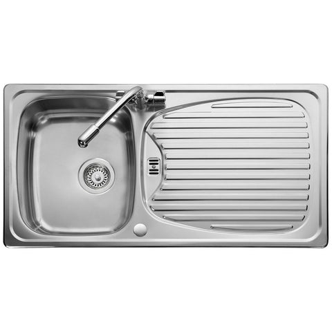 Leisure Euroline 1.0 Bowl Polished Stainless Steel Kitchen Sink EL9501/