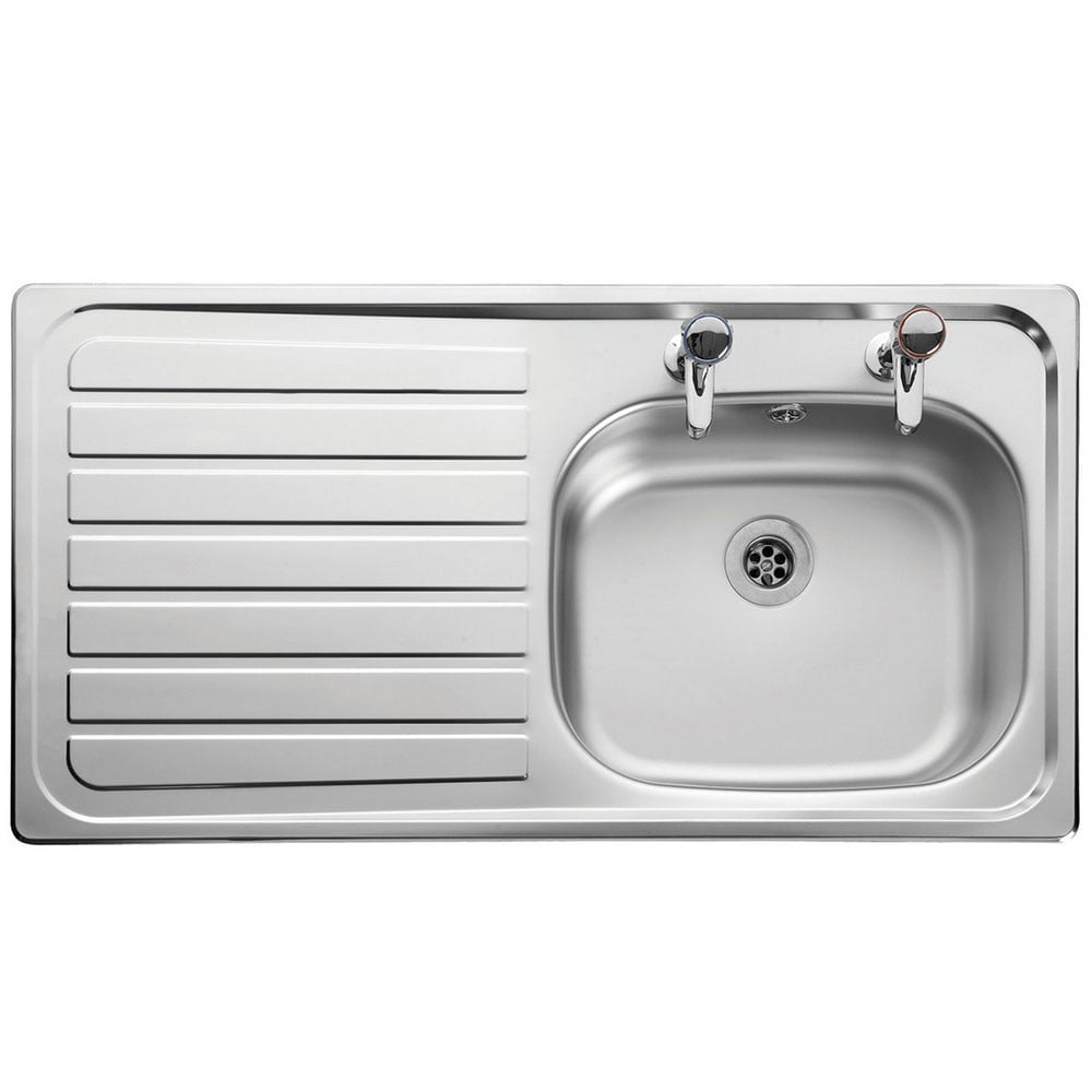 Leisure Lexin 1.0 Bowl Satin Stainless Steel Kitchen Sink LN95L/