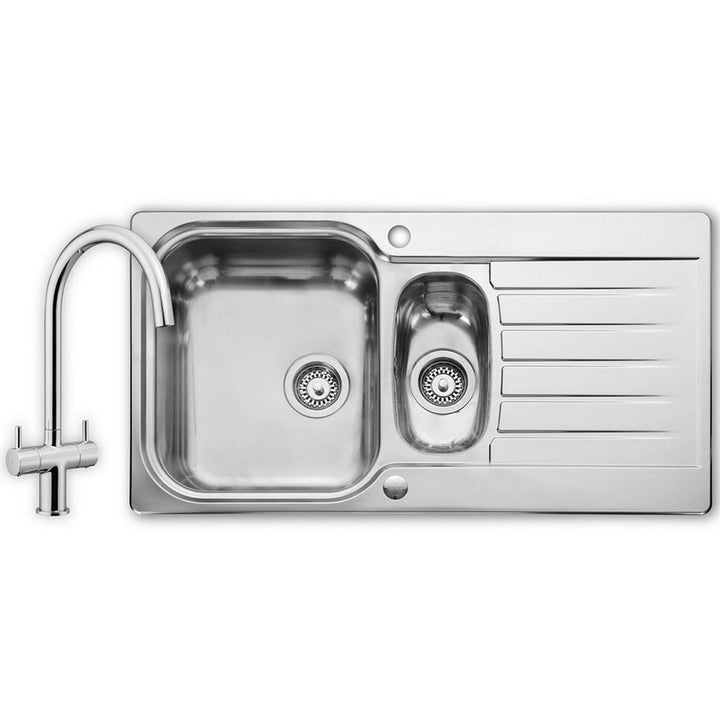 leisure-seattle-15-bowls-polished-stainless-steel-kitchen-sink-waste--tap-se9502poltsw1-