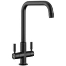 leisure-aquanomic-aquaform-matt-black-monobloc-twin-lever-kitchen-sink-tap-taqformmb-an-