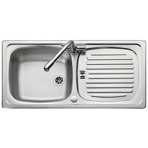 Leisure Euroline 1.0 Bowl Polished Compact Stainless Steel Kitchen Sink EL860/POL