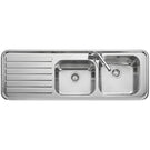leisure-luxe-20-bowls-polished-stainless-steel-kitchen-sink--waste-lhd-lx155l-