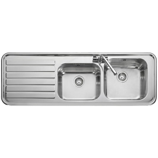 leisure-luxe-20-bowls-polished-stainless-steel-kitchen-sink--waste-lhd-lx155l-