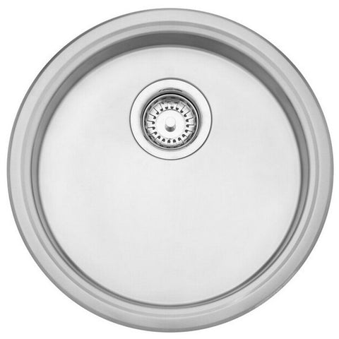 Leisure Single Bowl 1.0 Bowl Satin Brushed Stainless Steel Kitchen Sink RD450BF/