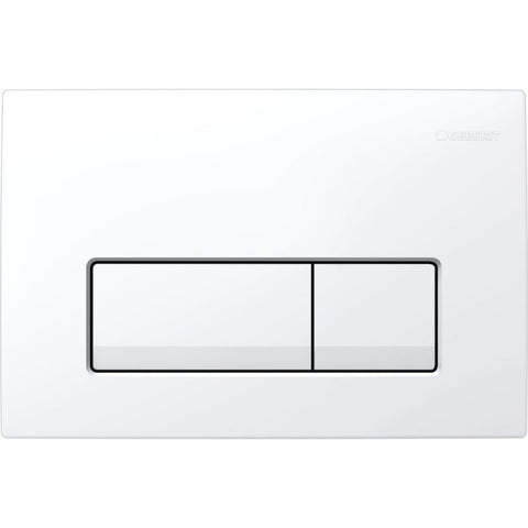 Geberit Delta50 Alpine White Dual Flush Plate