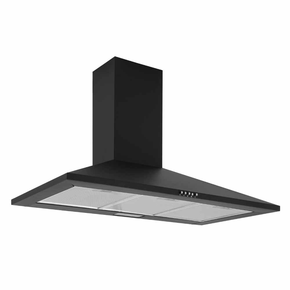 Caple 90cm Black Wall Chimney Hood CCH901BK