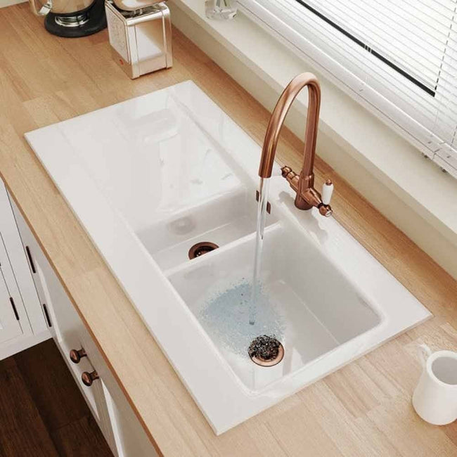 Ceramic Kitchen Sink & Tap Pack