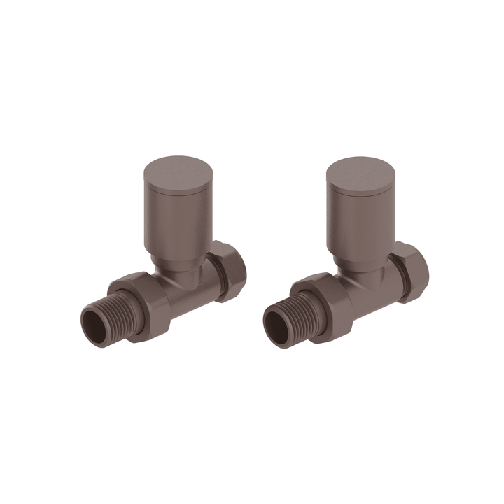 astini-modern-brushed-bronze-straight-towel-rail-valves-