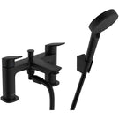 hansgrohe-logis-matt-black-2-hole-rim-mounted-bath-mixer-tap-with-diverter-valve--hand-shower-